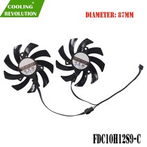 87MM FDC10H12D9-C GTX 1070TI GPU 카드 쿨러 팬 교체 PALIT 1070 TI 8G 듀얼 1060 GTX1080 비디오