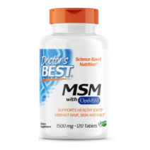 닥터스베스트 MSM 식이유황 위드 옵티 optiMSM 1500mg 120정 엠에스엠, 2개