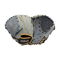 윌슨 Wilson A2000 슈퍼스KEEN 킨V125 12.5 패스트 피치 소프트볼 글러브 WBW100441125, Grey, Left Hand_12.5 | Victory