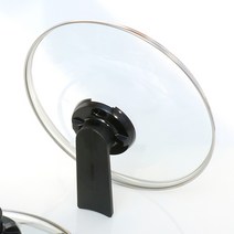 [국산] 에브리 특허받은 반압력 4T 강화 유리뚜껑 / 냄비 프라이팬 스팀조절, 세움형, 30 cm