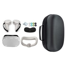 VR VR기기Oculus Quest 2 BOBOVR M2 헤드셋 용 하드 EVA 스토리지 가방 퀘스트 VR 헤일로 스트랩 액세서리, [03] Black combo  2
