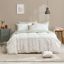 알레르망 멜로아 사계절 구스 차렵이불 Q 단품 옐로우