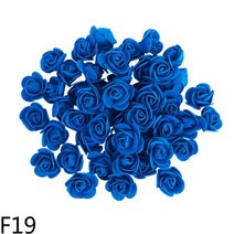 발렌타인데이 선물 장미 머리 거품 웨딩 파티 장식, royal blue_50Pcs