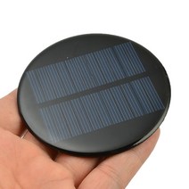 1+1 태양전지판 아파트 태양광 모듈 미니태양광설치 태양열판 1510pcs 6v 2w 70ma 광 발전 80mm diy 미니 다결정 실리콘 모듈 원형 라운드 에폭시 보드 105, 10개