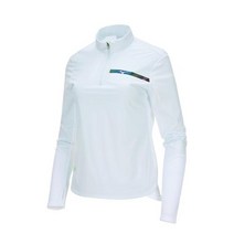 미즈노코리아 여성 하프집업 하이브리드 러닝 긴팔 티셔츠 32YA070104