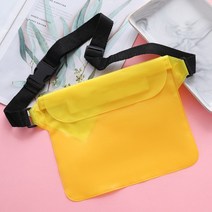 휴대폰 방수팩 방수 수영 가방 드리프트 다이빙 어깨 허리 팩 해변 보트 수상 수중 휴대, 노란색