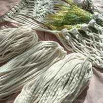 면 로프끈(90합 120합 240합)cotton100% 마크라메재료추천, 240합