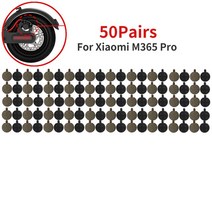 샤오미 킥보드 5-150 쌍 전기 스쿠터 디스크 브레이크 패드 샤오미 M365 프로 킥 교체 부품 마찰 플레이트, 07 50Pairs Brake Pad