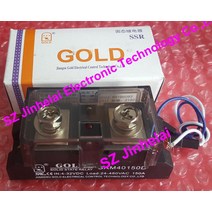 100% SAM40150D 금 단상 산업용 솔리드 스테이트 릴레이 SSR 150A 24-480V 모듈