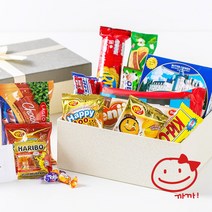 수입과자 과자선물세트 정성포장 선물박스 당충전 어린이날, 스페셜 리본 간식세트 A