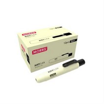 모리스 JUSTCLICK 유성매직 M2, 블랙, 24개