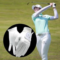 LPGA 박성현추천 드루 여성골프장갑 양손 3장세트 양가죽