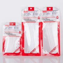 판매김치 완구류 포장용 케이블 타이 키보드선 가정, 5X450mm(9pcs)백색-낱개/co-00020
