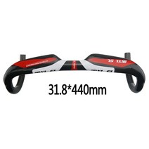 로드 MTB 자전거 핸들바 로드 MTB 자전거 핸들바 RXL SL 사이클링 카본 로드 핸들 바 31.8mm 자전거 핸들 바 400/420/440mm 3K 광택 내부 라우팅 카본 핸들 바 싸이클 사이클 핸들, 03 Red 440mm