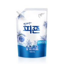피죤 프리미엄 블루 비앙카 리필1600ml 섬유유연제, 8개, 1.6L