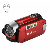 빈티지 캠코더 카메라 비디오 핸디캠 레트로 뉴트로 촬영소품 dls 전문 1080p hd 디지털 tft lcd 24mp 16x 줌 dv av 야간 투시경 16 메가픽셀 스포츠 캠, 빨간색