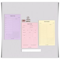A5 위클리 패드 타임 메모 데일리 플랜 세컨드맨션, 01데일리플랜