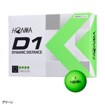 혼마 HONMA D1 2피스 골프공 3다스 셋트(36개입) BT2201 2022년 모델, 그린/1234호