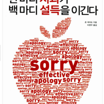 서울문화사 한 마디 사과가 백 설득을 이긴다, 열림원