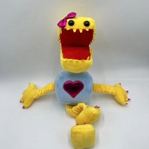 박시 부 파피 플레이 타임 굿즈 새로운 게임 주변 빨간색 로봇 채워진 봉제 휴일 컬렉션, 노란 마음
