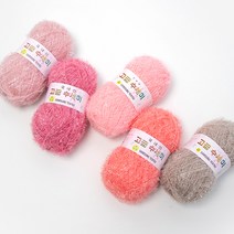 [울클럽]9+1 고급수세미실 삼성모사 국내산 코바늘 수세미 샤워볼 만들기 85가지색