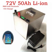 오토바이블루투스리튬 이온 배터리 팩 BMS 20S 72V 50Ah 스쿠터 오토바이 ebike 10A 충전기용 블루투스 기, 01 with 30A BMS