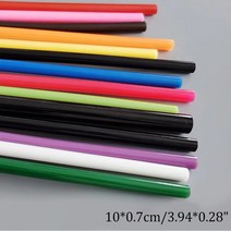 핫멜트 접착제 스틱 고온 내성 투명 고점도 DIY 공예용 수제 도구, 02 Mixed 01-20pcs