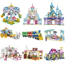 레고프렌즈 호환 여아블럭 키즈 놀이공원 공주 동물 프랜즈 캠핑카 우정버스 시티걸 모던걸즈, 왕궁마차 XB-12020