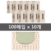 녹차 기름종이(종이케이스 100매), 100매입, 5개