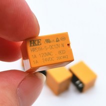 전기릴레이 부품 5PCS 산업 전자 회로 보드 DIY 3A hrs1h-s-dc5v / 12v-24v hke 릴레이 변환 6 핀 4100f 12, 01 HRS1H-S-DC5V-3A