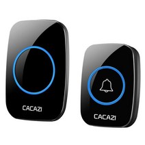 도어벨 차임벨 현관벨 스마트 홈 무선 초인종 야외 방수 300m 장거리 433mhz 도어 벨 차임 알람 보안 보호 스마트홈, [01] 1 button 1 receiver, [01] EU 플매트 카펫 러그