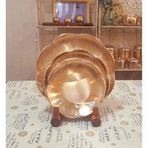 오얏꽃 접시 2호 (이봉주 방짜유기)