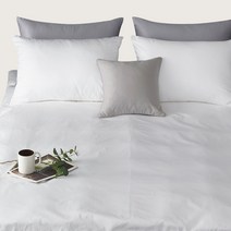 워싱코튼 화이트 토퍼커버(K Q SS)