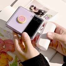 (오늘출발)최저가 2022히트상품 삶의질향상 스마트폰충전기 5000mAh 보조배터리 도킹형 휴대간편 간단사용 받침대겸용, 선택1번 C타입 - 블랙