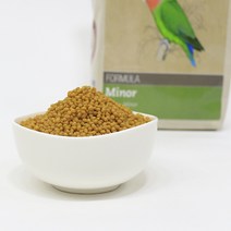 피타쿠스 앵무새 중소형용 펠렛 (minor - 모란 왕관 코뉴어) 450g 마이너 펠렛, 1봉