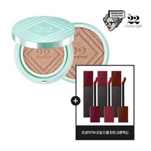 [조성아22] ★단독★ 대왕쿠션 바다앰플 (본품+리필)+(증정)오일드롭틴트3종택1, 색상:2호(샌드베이지)+틴트(레드빈수프), 상세 설명 참조