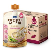 맘마밀 안심이유식 아스파라거스닭가슴살 100g x 10팩