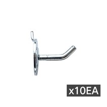 JNCP 타공판 일선후크x10EA, 크롬(2.5cm), 1개