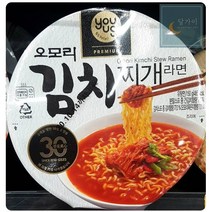 유어스 오모리 김치찌개 컵라면 5개