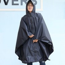 판쵸우의 판초우비 남자우비 캠핑우의, L, 아이보리, 1개