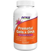 이제 보충제 산전 젤 + dha 서빙당 250mg dha 보리지 오일(gla) 90 소프트젤, 180 소프트젤