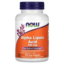 알파리포산 100mg 식물성 120정 약 4달분, 120 개