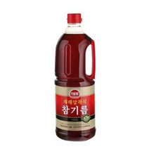 해표 재래식압착 참기름, 1.8L, 4개