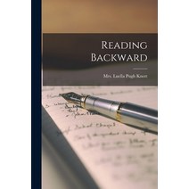 (영문도서) Reading Backward Paperback, Hassell Street Press