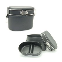 ETC 국산 고급형 경질 알루미늄 군용반합 (신형) 코펠, 신형군용반합