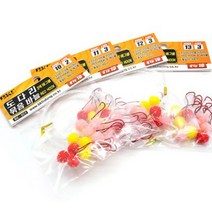 백경조침 BK-507 도다리 묶음바늘, 10호-2