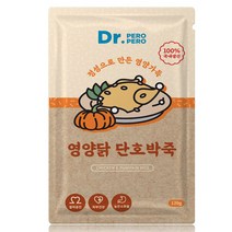 닥터페로 전연령용 영양닭 단호박죽 습식사료 10p, 20개, 12g
