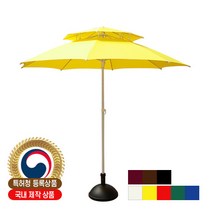 드림레저 프리미엄 산들바람 파라솔 2300 (받침대 별매), 옐로우
