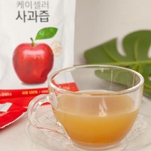 케이셀러 제천 고랭지 사과즙 100ml 50포 100포 무설탕 국내산 사과 100%, 100ml 100포