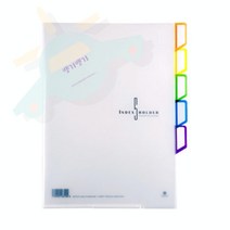 J.ROM PP 인덱스 클리어홀더 5포켓 A4 1개 클리어홀더
